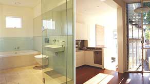 Bathroom and Kitchen